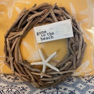 Driftwood reef Gone to the beach mud pie wood tag